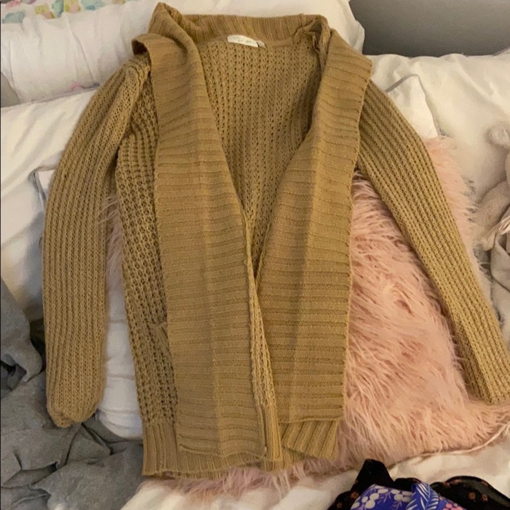 RD Style mustard cardigan